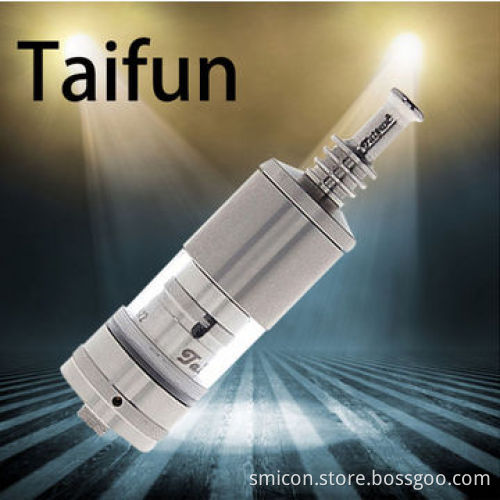 2014 New Updated Airflow Control Stainless Refillable Atomizer, Taifun GT with Gift Box Packing